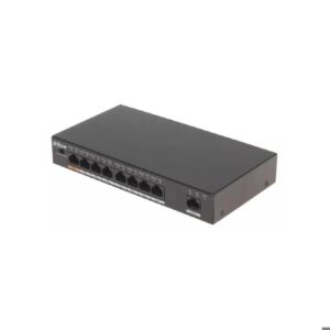 Switch de escritorio no administrable de 9 puertos con 8 puertos PoE