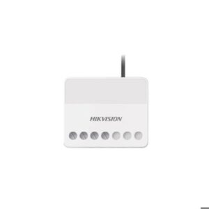 HIKVISION Relay module
433MHz two-way wireless communication
AES-128 encryption
LED display, show status of device and replay on/off display
Small case design, which can be put into hiding places easily
Automation operating, one button turn on/off from AP