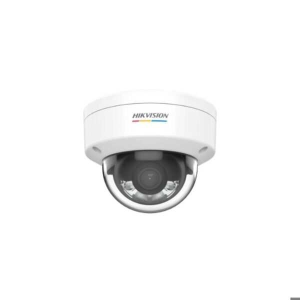 Cámara domo fija HIKVISION ColorVu MD 2.0 de 2 MP
Imágenes de alta calidad con una resolución de 2 MP
Imágenes a todo color 24/7
Detección de personas y vehículos
Resistente al agua y al polvo (IP67) y antivandálica (IK08)
Tecnología de compresión H.265+ de alta eficiencia