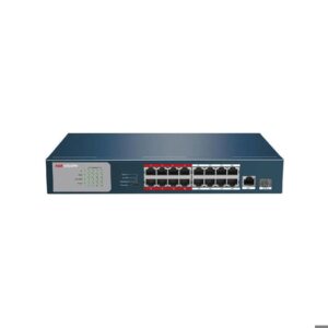 Switch POE Fast Ethernet no administrado de 16 puertos
Gestión inteligente de PoE