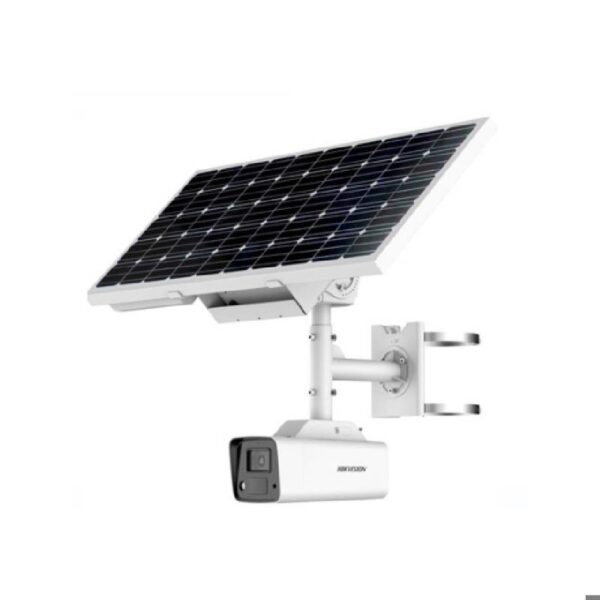 Camara Solar Hikvision 4MP, ColorVu hasta 30MTS, Soporta SD hasta 256.