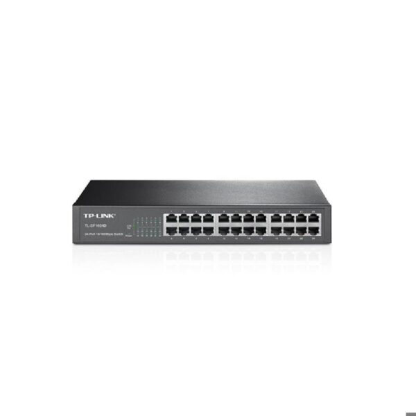 Switch Tp-Link De 24 puertos Fast Ethernet de escritorio y para montaje en rack