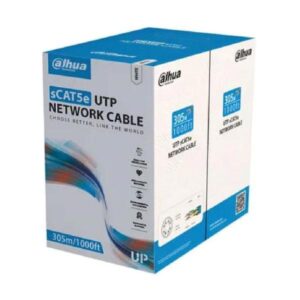 Cable UTP Dahua Interior CAT5e 305 m (1000 pies) Vaina blanca