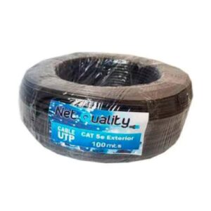 Cable UTP Net Quality Cat5e 100mts 4 Pares Exterior