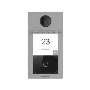 Portero Hikvision IP WIFI de Metal, 2MP, IK08, IP65, POE, Soporte Tarjetas Mifare