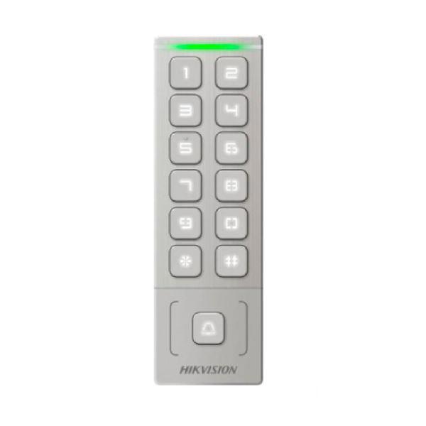 Lector de Tarjetas con teclado y Timbre, IP65, Soporta WIEGAND 26/34.