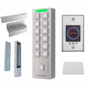Kit Lectora de Tarjetas con Teclado Incluye DS-K4H255S, DS-K4H255-LS, DS-K7P07.