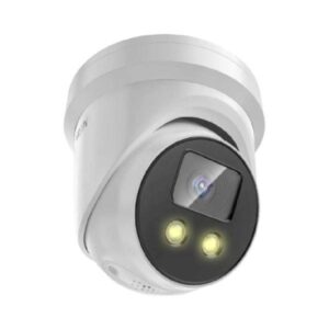 Camara domo fijo Smart Hybrid Light de 6 MP con ColorVu. Imágenes de alta calidad con resolución de 6 MP. Smart Hybrid Light: tecnología avanzada de largo alcance. Imágenes nítidas incluso con contraluz intenso gracias a la tecnología WDR de 130 dB
Tecnología de compresión H.265+ eficiente
Clasificación de personas y vehículos basada en aprendizaje profundo
-U: Micrófono integrado para seguridad de audio en tiempo real
Resistente al agua y al polvo (IP67)