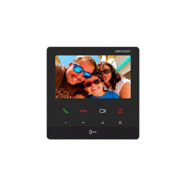 Pantalla Tactil Hikvision a Color de 4,3" WIFI, Ethernet RJ45, POE, Resolucion 480X272.