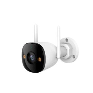 Camara Bullet 3Mp Lente: 2.8 mm. Ángulo de Visión: Muy amplio, ideal para abarcar patios o frentes.